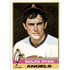 1976 Topps #330 Nolan Ryan California Angels EX